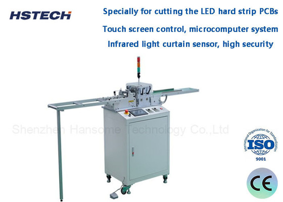 High Security PCB Depaneling Equipment Specially For LED Strip Light Separator With Touch Screen Control
