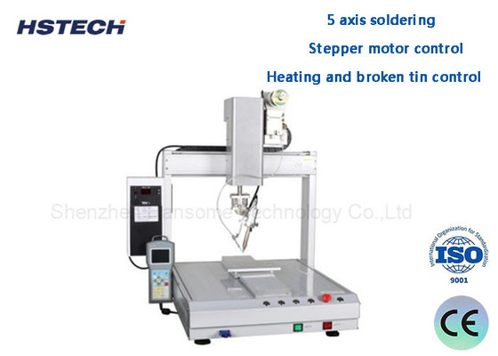 Single Station Desktop Automated Soldering Machine 0.6~1.0mm Solder Wire Processing Date HS-S331R