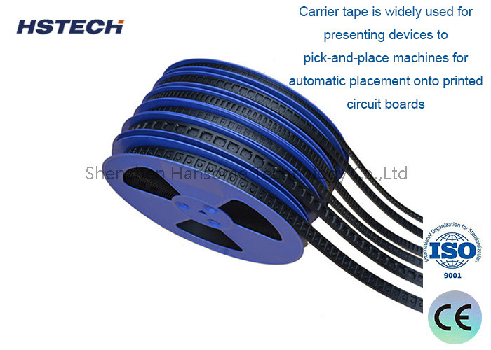Embossed Carrier Tape With Varying Conductiveand Anti-Static Qualities With PC/PS/ABS Material