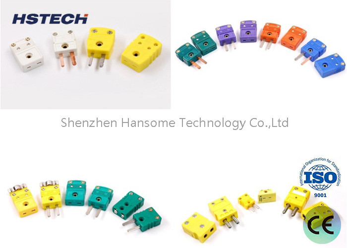 Thermocouple with Connector TD Plugs SR Type Ceramic Plastic for 0-1800°C Use Temperature