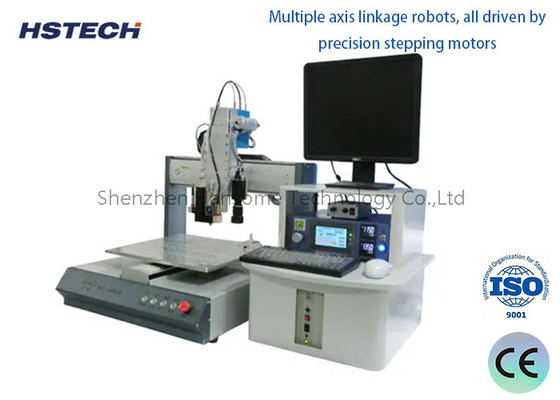 High Quality And Reliable Mechanical Structure Smoke Purification Filter System Desktop Soldering Robot With Display