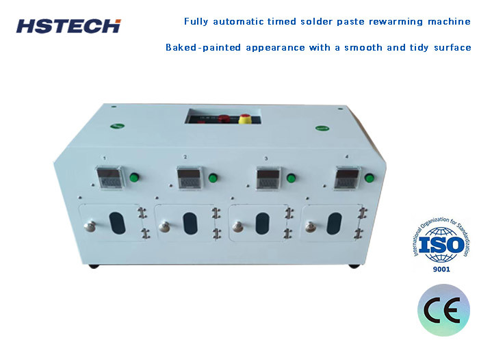 4 Tanks Imported Electrical Components Fully Automatic Timed Solder Paste Rewarming Machine For Temperature