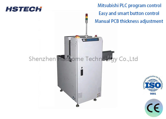 Good price AC220V Mitsubishi PLC SMEMA Signal Light PCB Bare Board Loader with Manual PCB Thickness Adjustment online
