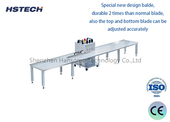 Good price Low Force Stress 3 Groups Blade PCB Depaneling Machine for LED Strip Light online