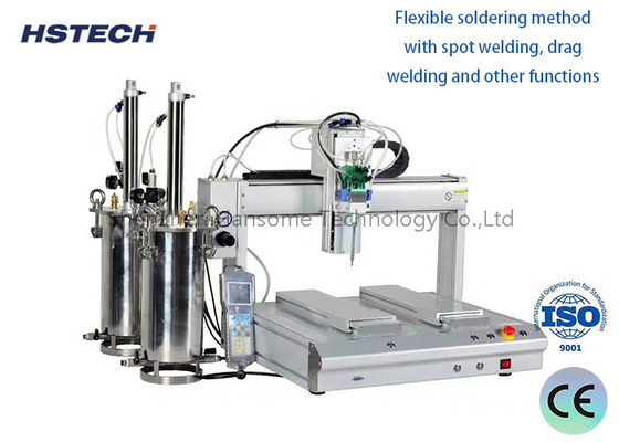 Good price Automatic LED Bulb Glue Dispenser with 4 Rotary Working Stations & Text Screen online