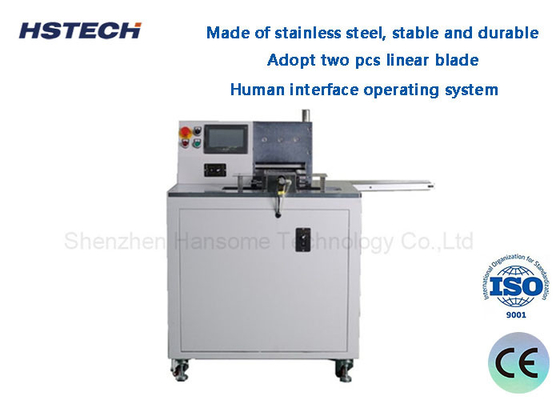 Good price Human Interface Operating System Stainless Steel Stable And Durable Auto Guillotine PCB Depanelizer online