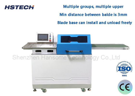 Good price LED Hard Strip V Cut Line Pcb Separator Machine Automatic Multiple Blade Pcb Separating Machine High Speed Steel Tool online