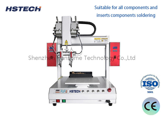 Good price Desktop PCB Automatic Soldering Machine with Double Tin Feeding System heat Sink Soldering Robot online