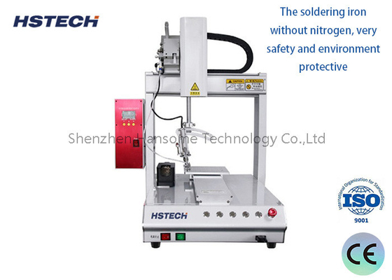 Good price Dual Working Station Robotic Soldering Machine  with Smoke Purification Filter System online