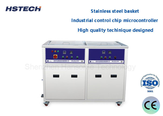 Good price Double Tank SMT Ultrasonic Cleaning Equipment With Cleaning And Drying Function online