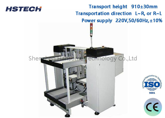 Good price PLC Control SMT 90 Degree PCB Magazine Unloader with ESD Belt online
