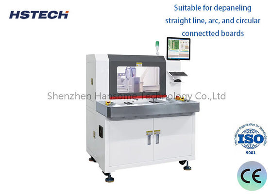 Good price Double Platform PCB Depaneling Router Machine with ±0.01mm Repeat Accuracy and 300*350mm Working Platform online