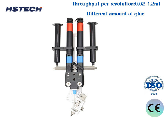 Good price 0.02ML Throughput Per Revolution Two Different Kinds Of Glue Dual Tube Screw Valve online