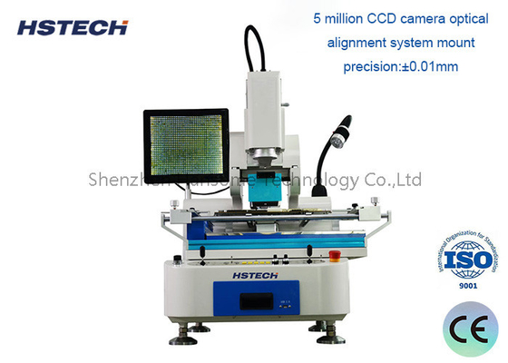 Good price CE Certified Manual BGA Rework Station with 3 Heating Zones and Industrial Touch Screen online