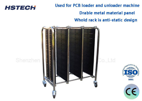 Good price PCB Handling Equipment 3 Layers Anti Static 4 Wheels Moving PCB Storage Turnover Car HS-T460 online