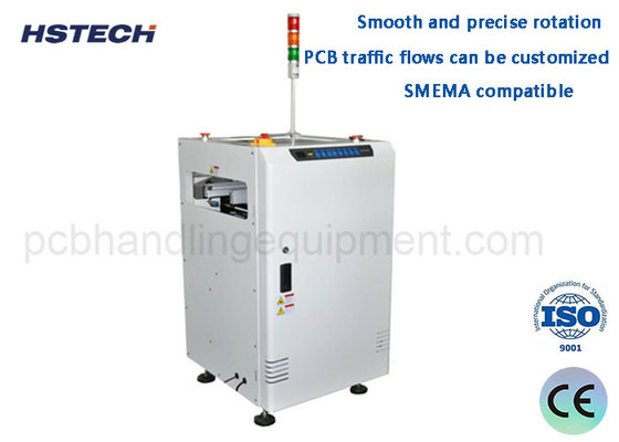 Good price 3 Color Tower Light 90 180 Degree PCB Turn Conveyor PCB Handling Equipmentfor PCBs Flow Direction online