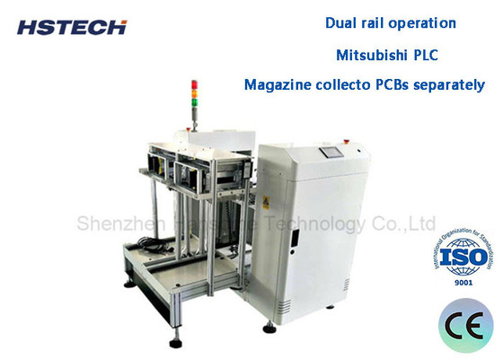 Good price Dual Rail PCB Handling Equipment NG / OK PCB Unloader Standard Height HS-NK250 online