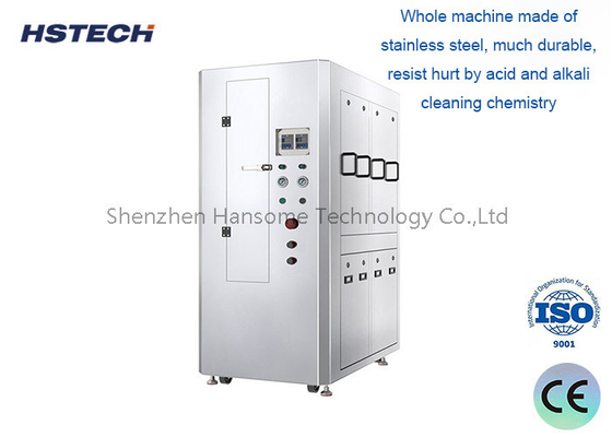 Good price SMT Pneumatic Stencil Cleaner HS-600 with Counter and Emergency Stop Button online