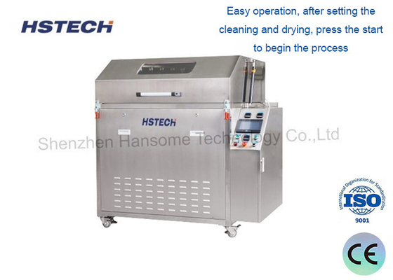 Good price High Quality SMT Stencil Cleaner Model HS-600 with Alcohol Solvent & 3 Level Filter System online