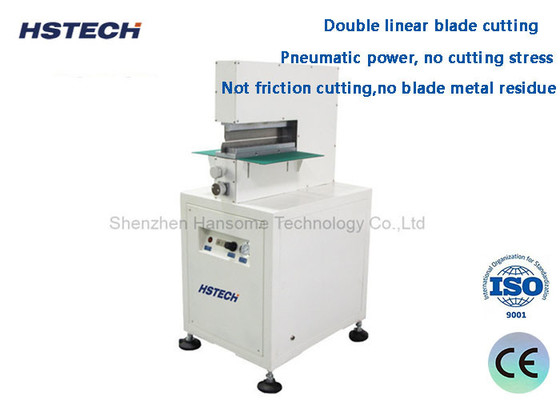 Good price Pneumatic Driven Blade Metal Low Cutting Force Stress V Cut PCB Depanelizer HS-320 online