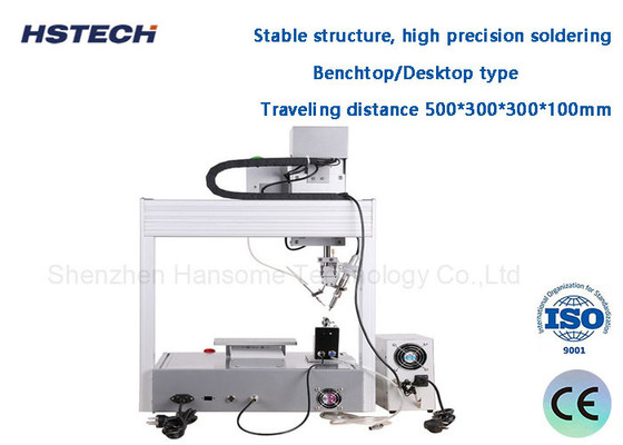 Good price Signal Or Dual Working Station Tabletop Automatic Soldering Robot With Manual Programming online