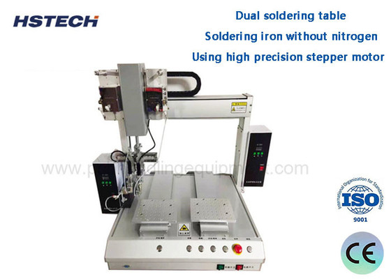 Good price Dual Table 2 Soldering Iron Double Temperature Controller Automatic Solder Robot HS-S331R online