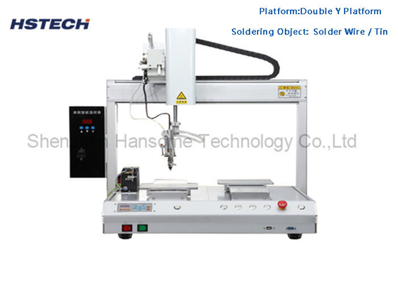 Good price 4 Axis Robotic Soldering Machine Solder Wire Feeding Automated Soldering Equipment HS-S5331 online