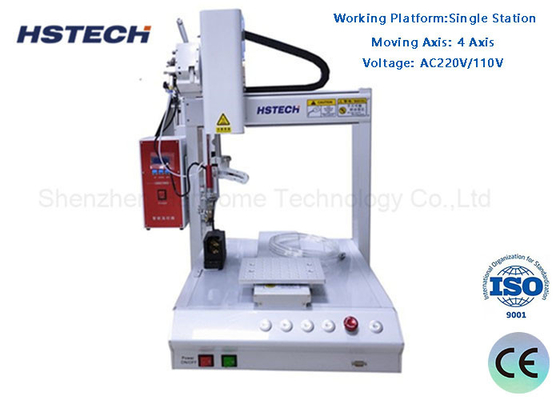 Good price Single Working Station 360 Degree Tabletop Soldering Robot With Smoke Purification Filter System online