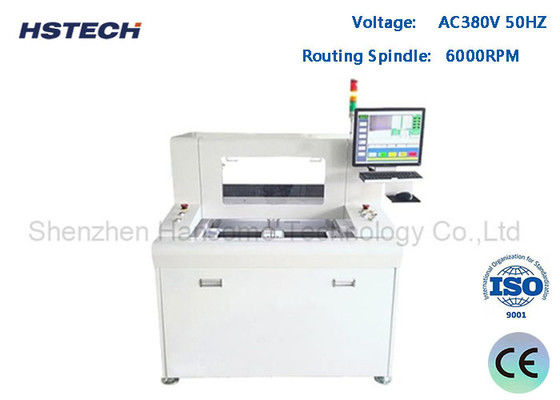 Good price CCD Detection PCBA Router Machine with 6000RPM Routing Spindle and Servo Motor Driven for PCB Depaneling online