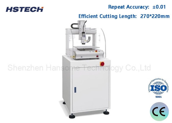 Good price 3 Axis Desktop Moving System Automatic Tabletop PCBA Router Machine For Depaneling Straight Line RM-F500 online