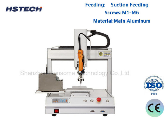 Good price Desktop Operation Screw Tightening Robot Suction Feeding 3 Axis Aluminum Material HS-SL551S online