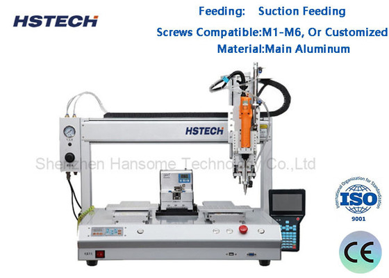 Good price Double Platform Single Feeder Screw Fastening Machine 4 Axis Screw Locking Machine HS-SL5331 online