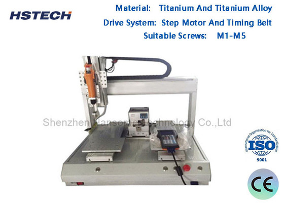 Good price Automatic 4 Axis Screw Fastening Machine Double Y Platform Screw Tightening Robot HS-SL5331 online