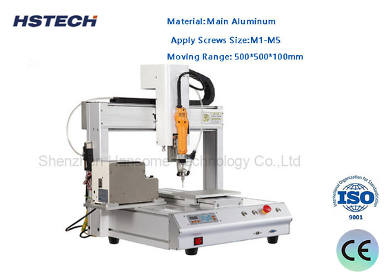 Good price 3 Axis Single Slide M6 Screw Locking Machine Desktop Aluminum HS-SL551S online