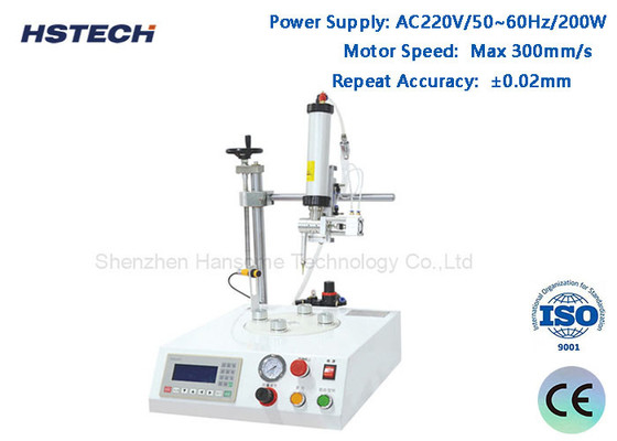 Good price 4 Rotary Working Stations Text Screen Automatic LED Bulb Glue Dispenser HS-BD4 online