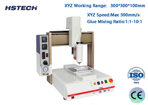 Good price AB Glue Mixing Single Platform Fixture Needed Glue Dispensing Machine HS-D331AB online