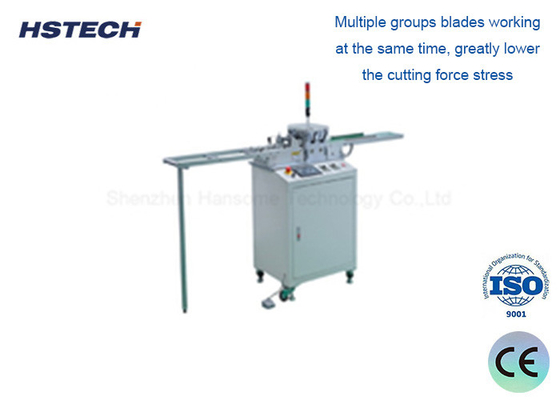 Good price High Speed Steel Blade Multiple Groups LED Strip Light PCB Depaneling Machine online