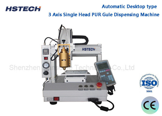 Good price 3 Axis Stepper Motor Glue Dispensing Machine Desktop Type With PUR Heating Valve online