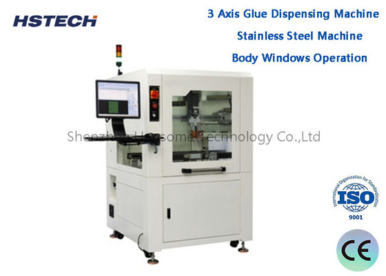 Good price High Speed PC Control LCD Screen High Accuracy Visual Glue Dispensing Machine HS-VD331 online
