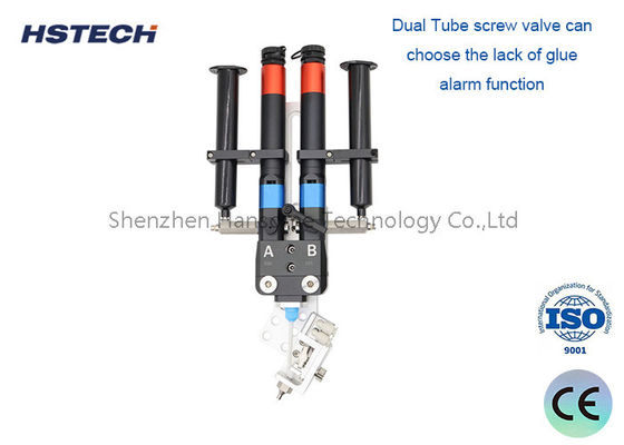 Good price 0.02ml Micro Precision Dual Tube Screw Valve Two Component AB Glue Dispensing Valve online