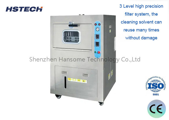 Good price 60L SMT Stencil Cleaning Machine with 3 Level Filter System and 0-7KG Pressure online