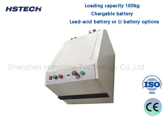 Good price Loading Capacity 100kg Chargable Battery Automatic Guided Vehicles With Transfer And Display Light online