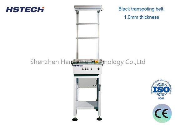Good price Stainless Steel Manual Hand Crank ESD Belt PCB Handling Equipment with LED Button Control and SMEMA Signal online
