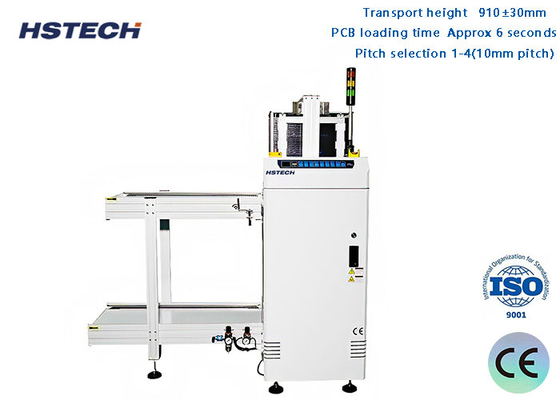 quality White PCB Handling Equipment SMEMA Interface 200-300pcs/min Speed 20pcs Storage Capacity factory