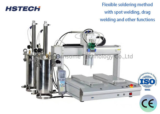 Good price Capacity 1000~1500pcs/H Automatic LED Bulb Glue Dispenser With 4 Rotary Working Stations & Text Screen online