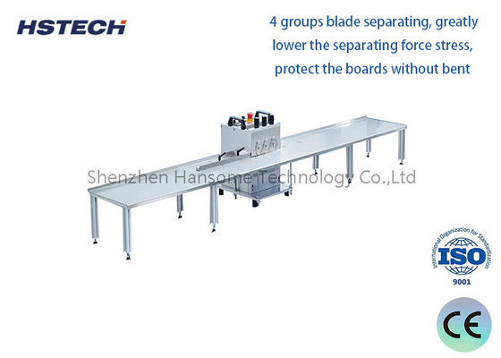 Good price Aluminum and Fiber  LED Strip Separating Machine with 4 Groups Blade Separating online