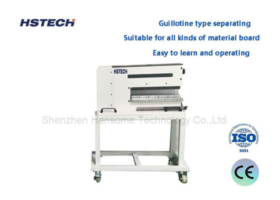 Good price Low Force Stress Pneumatic Drive PCB Depaneling Equipment with 360mm Cutting Length for FR4 Aluminum Board online