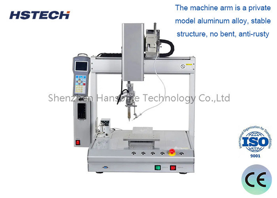 Good price 4 Axis Solder Robot with Automatic Cleaning and Multi-Directional Soldering Head online