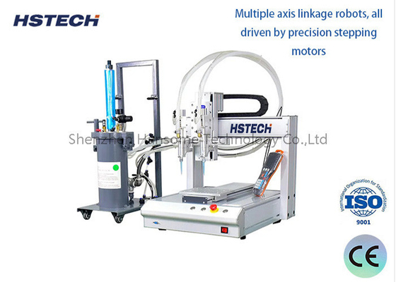 Good price Advanced Four-Workstation LED Bulb Glue Dispensing Machine with Intelligent Workpiece Detection online