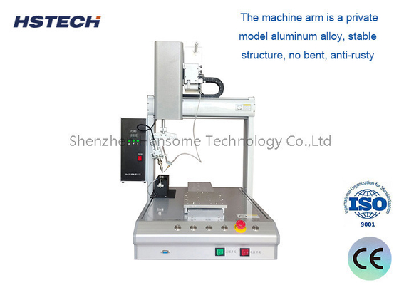 Good price High Precision 4Axis Automatic Soldering Robot with Auto Cleaning and Hiwin Guide online